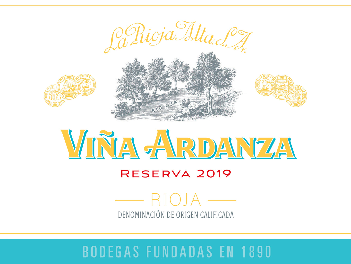 La Rioja Alta Viña Ardanza Reserva 2019