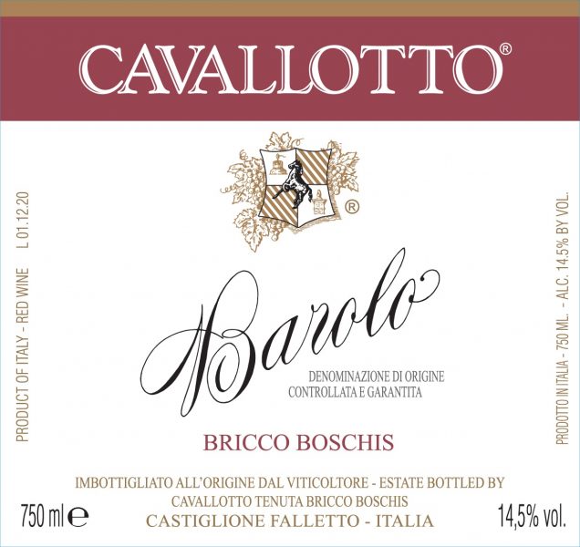 Cavallotto Barolo Bricco Boschis 2020
