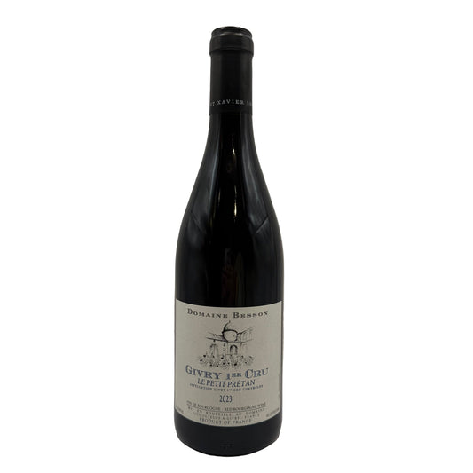 Domaine Besson Givry Rouge 1er Cru Le Petit Pretan 2023