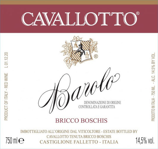 Cavallotto Barolo Bricco Boschis 2020