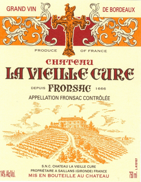 Chateau La Vieille Cure Fronsac 2017