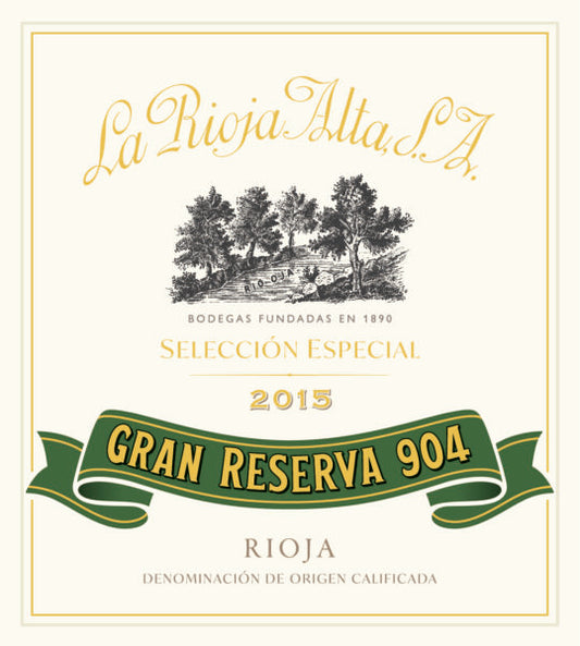 La Rioja Alta Rioja Gran Reserva 904 2015